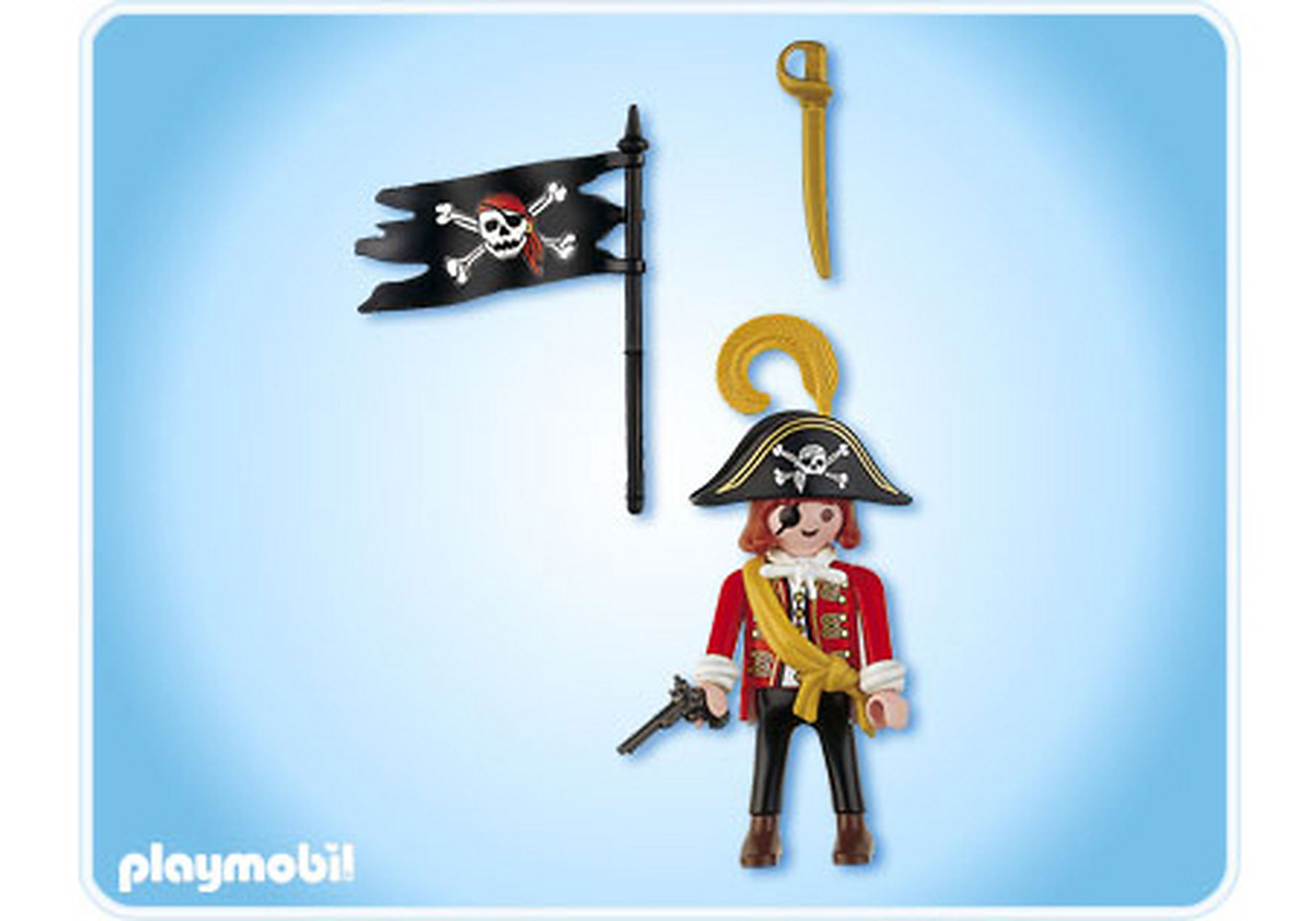 4690-A Pirate avec drapeau zoom image2