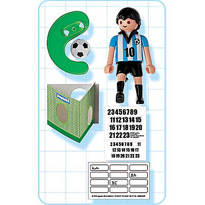 4705-A Fußballspieler Argentinien detail image 2