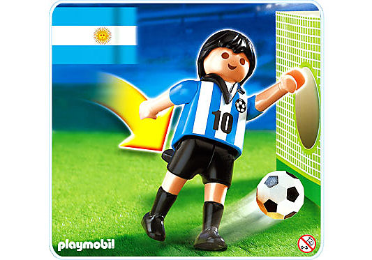 4705-A Fußballspieler Argentinien detail image 1