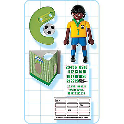 4707-A Fußballspieler Brasilien detail image 2