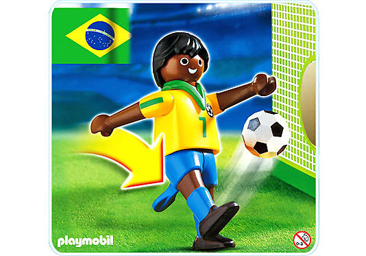 4707-A Fußballspieler Brasilien detail image 1