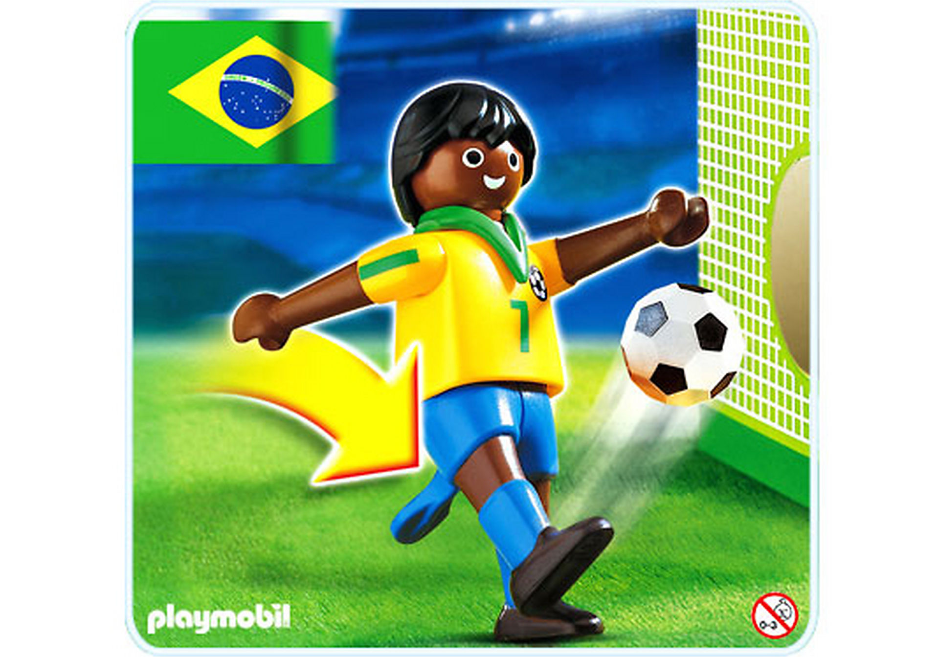4707-A Fußballspieler Brasilien zoom image1