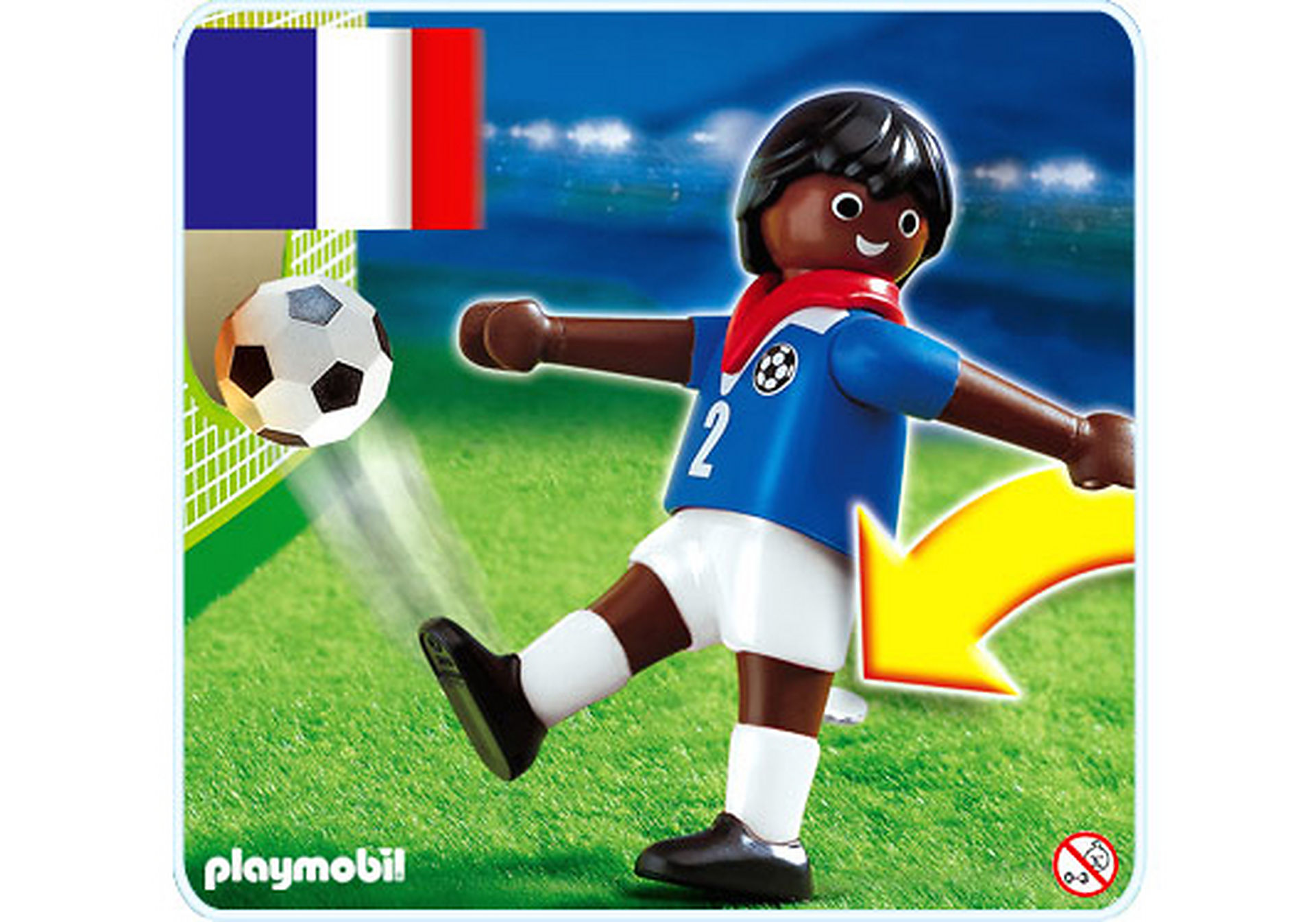 4711-A Fußballspieler Frankreich (farbig) zoom image1