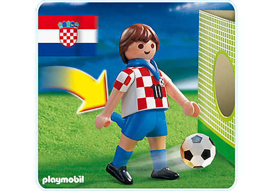 4723-A Fußballspieler Kroatien detail image 1