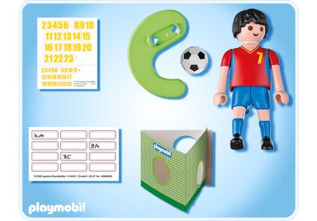 Playmobil 4730 Fußballspieler  Spanien  Neu und original Verpackt 