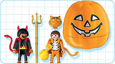 4770-A HalloweenSet - Tigerchen und Teufelchen detail image 2