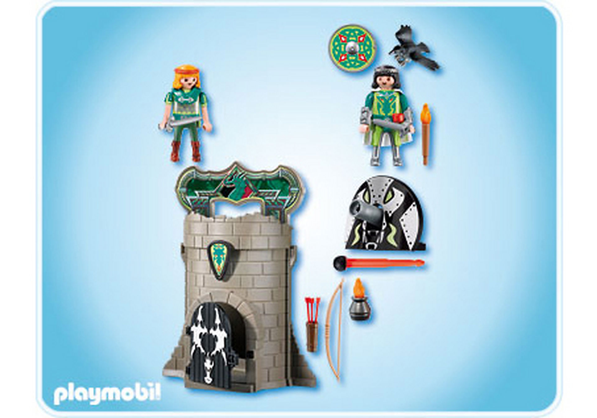 Playmobil chevalier tour Playmobil chevalier tour