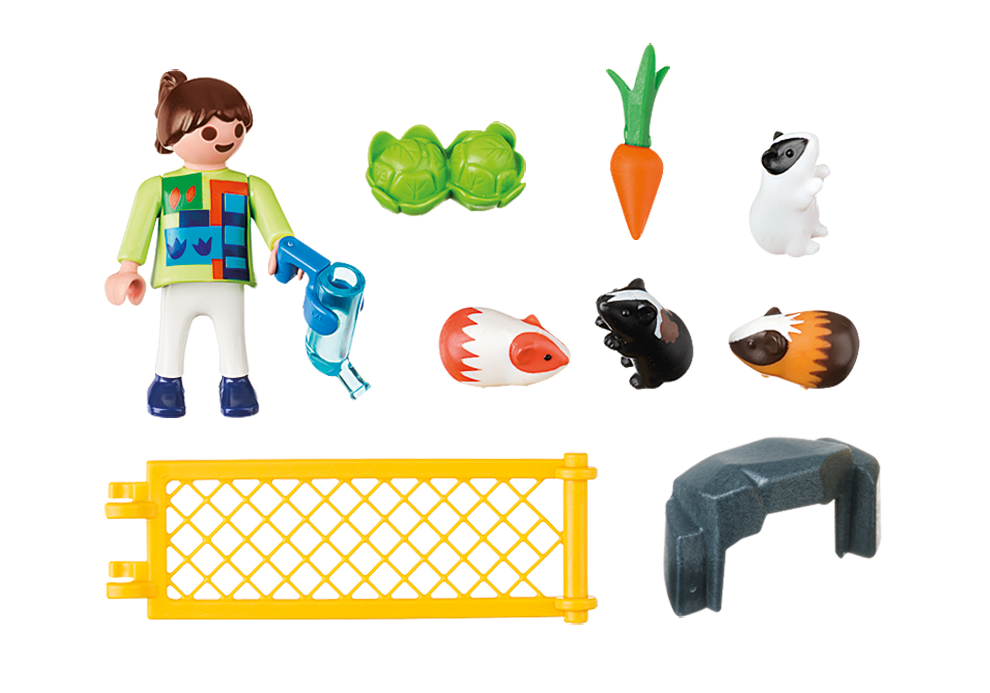 Girl and Guinea Pigs - 4794 - PLAYMOBIL® USA