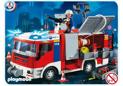 camion pompier playmobil 4821