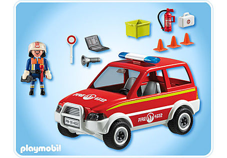 Playmobil - 4822 - Jeu de construction - Voiture de pompier : :  Jeux et Jouets