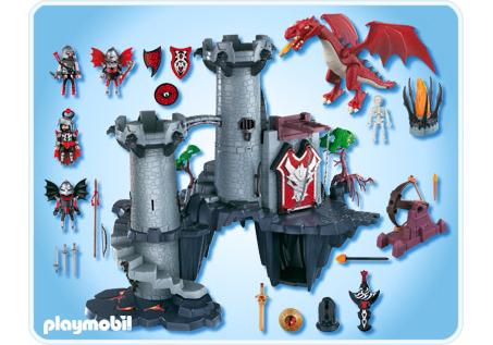 chateau playmobil dragon rouge prix