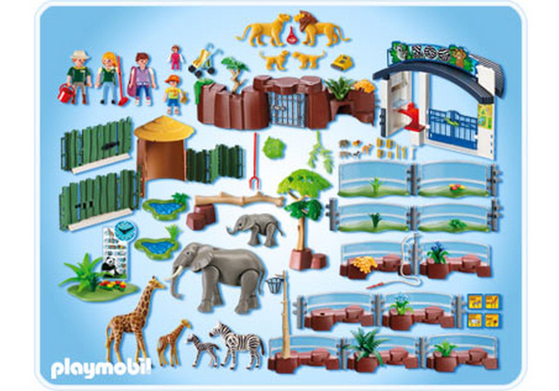 PLAYMOBIL Großer Tierpark Zoo 4850 3240 Zubehör Ersatzteile auswählen 