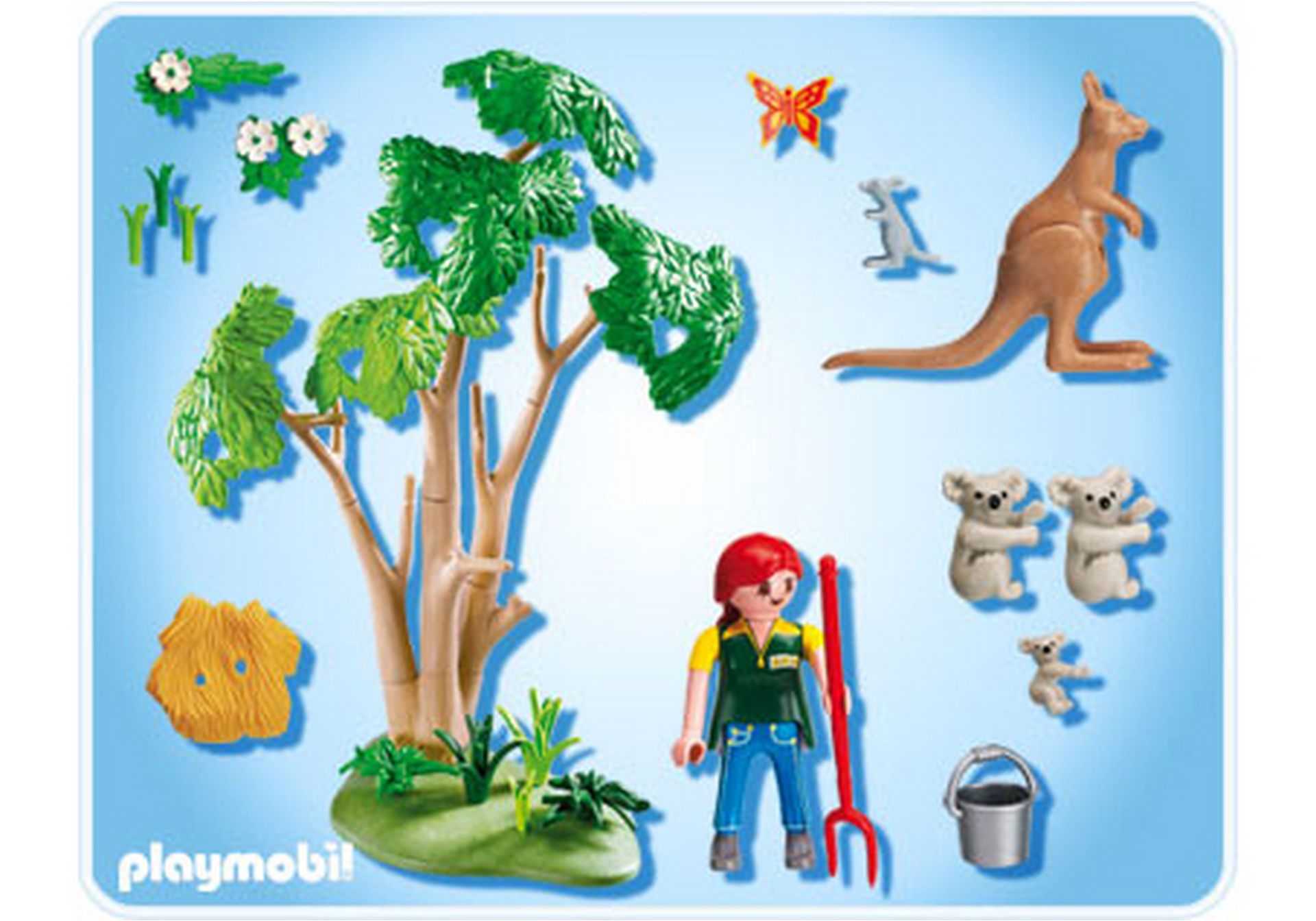 Tierpark Playmobil Känguru mit Baby Australien TOP Zoo 