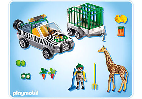 Zoo Fahrzeug Mit Anhanger 4855 A Playmobil Deutschland