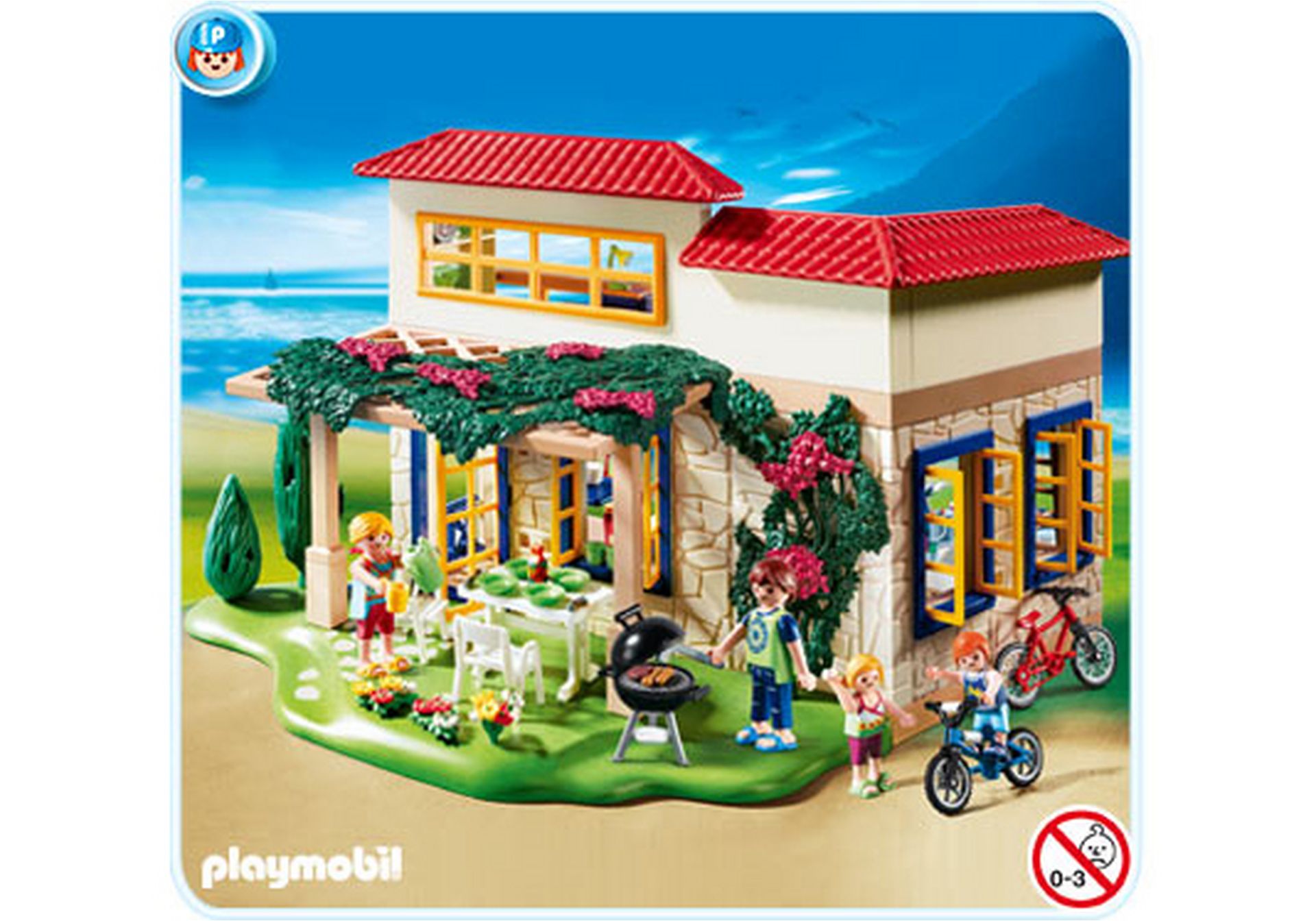 aus Ferienhaus 4857 Küche Playmobil Wand mit Herd ohne Schublade 