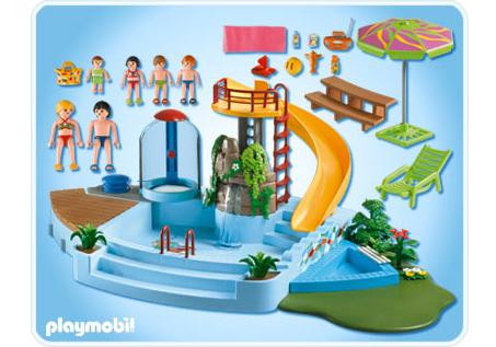 Pool with Water Slide 4858A Playmobil