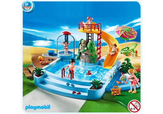 Piscine avec toboggan 4858A PLAYMOBIL® France