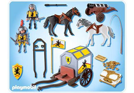 playmobil chevalier lion