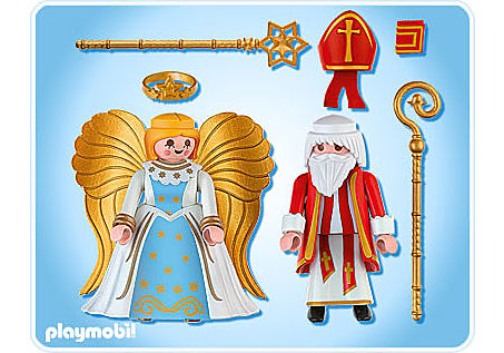 4887-A St. Nikolaus und Christkind detail image 2