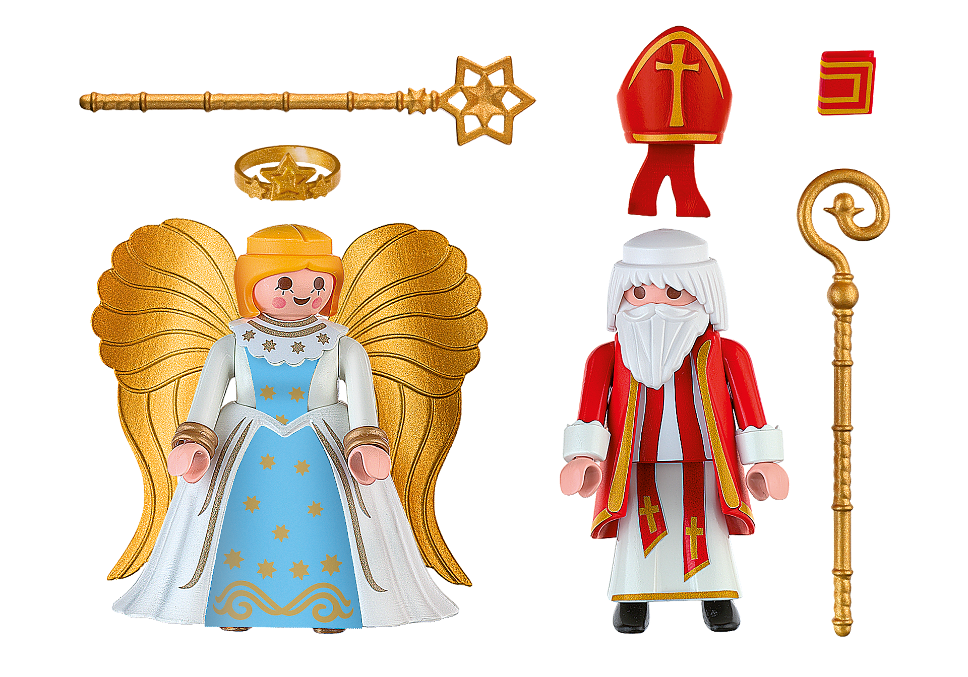 St. Nikolaus und Christkind - 4887 -