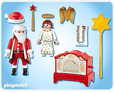 Pere Noel Et Petit Ange 4889 A
