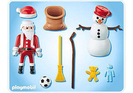 Pere Noel Et Bonhomme De Neige 4890 A