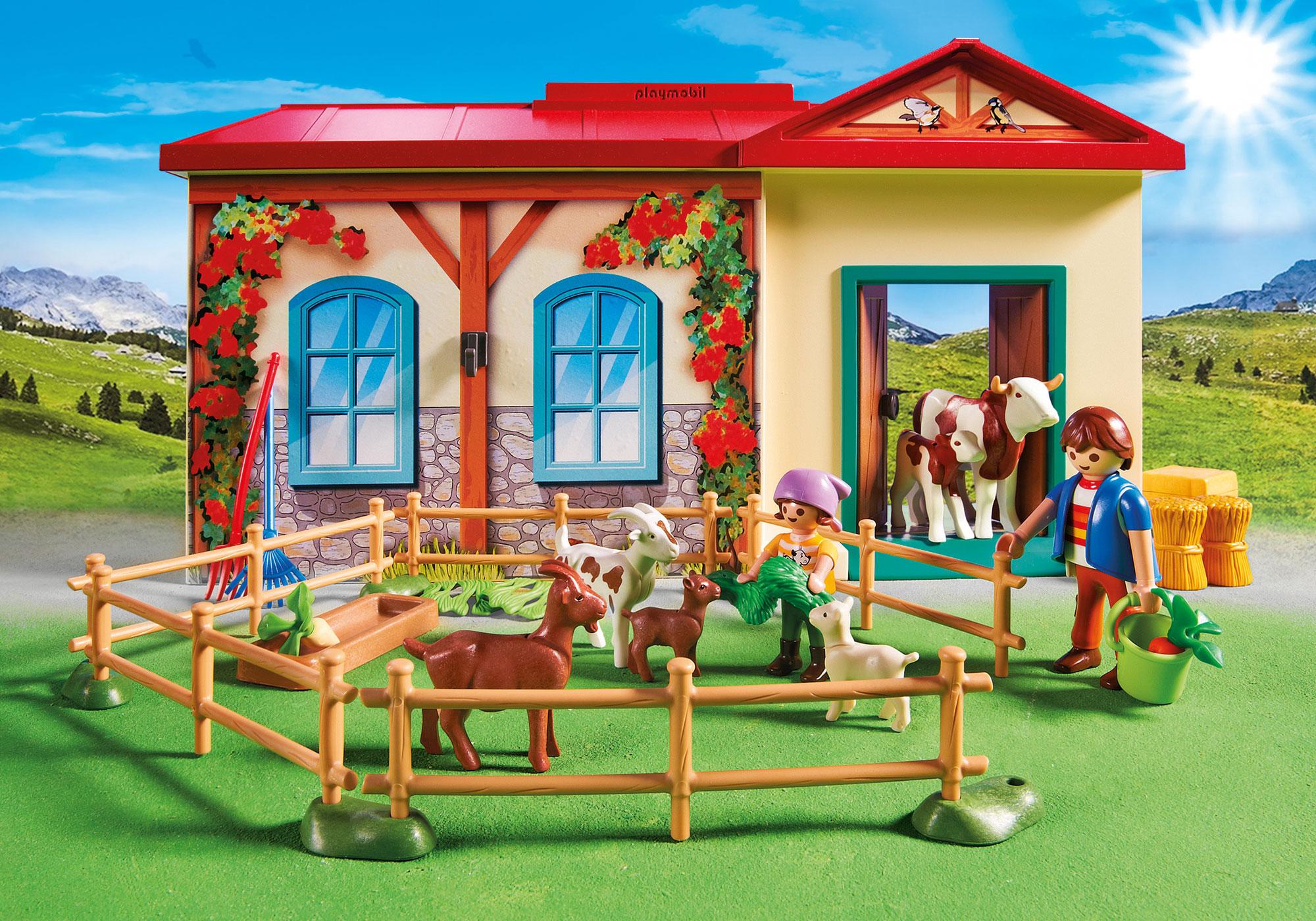 granja maletín playmobil country