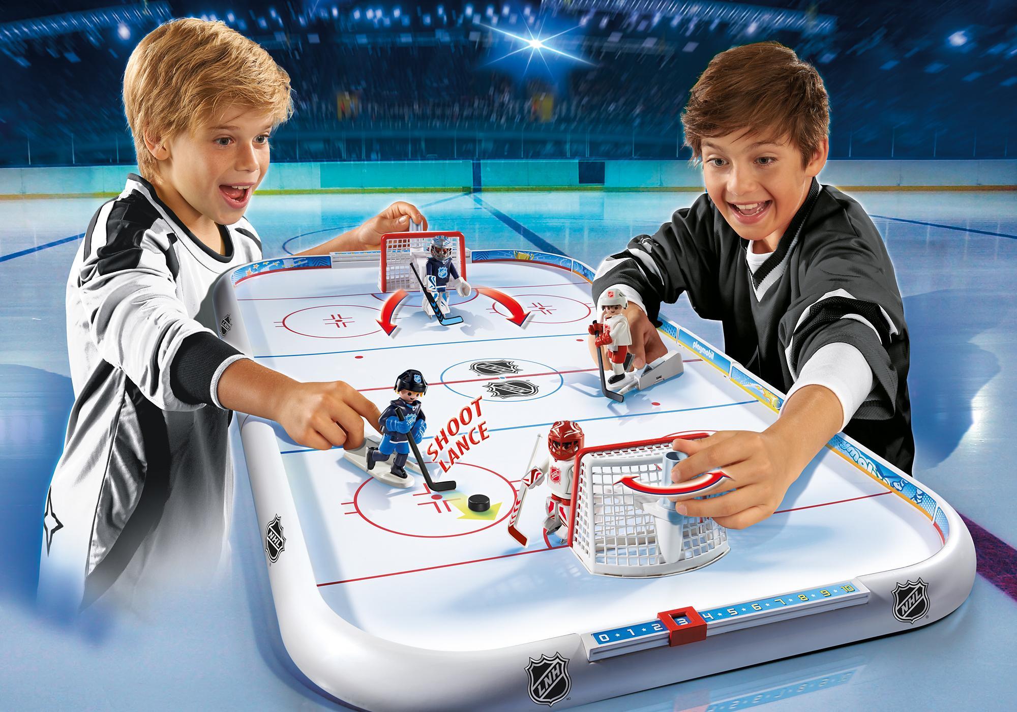 Хоккей игра новые. Playmobil 5068 хоккейная Арена НХЛ. Плеймобил хоккей Арена. Настольный хоккей NHL. Настольный хоккей "НХЛ".