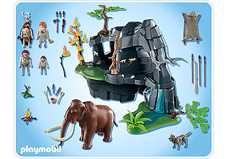 5100-A Große Steinzeithöhle mit Mammut detail image 2