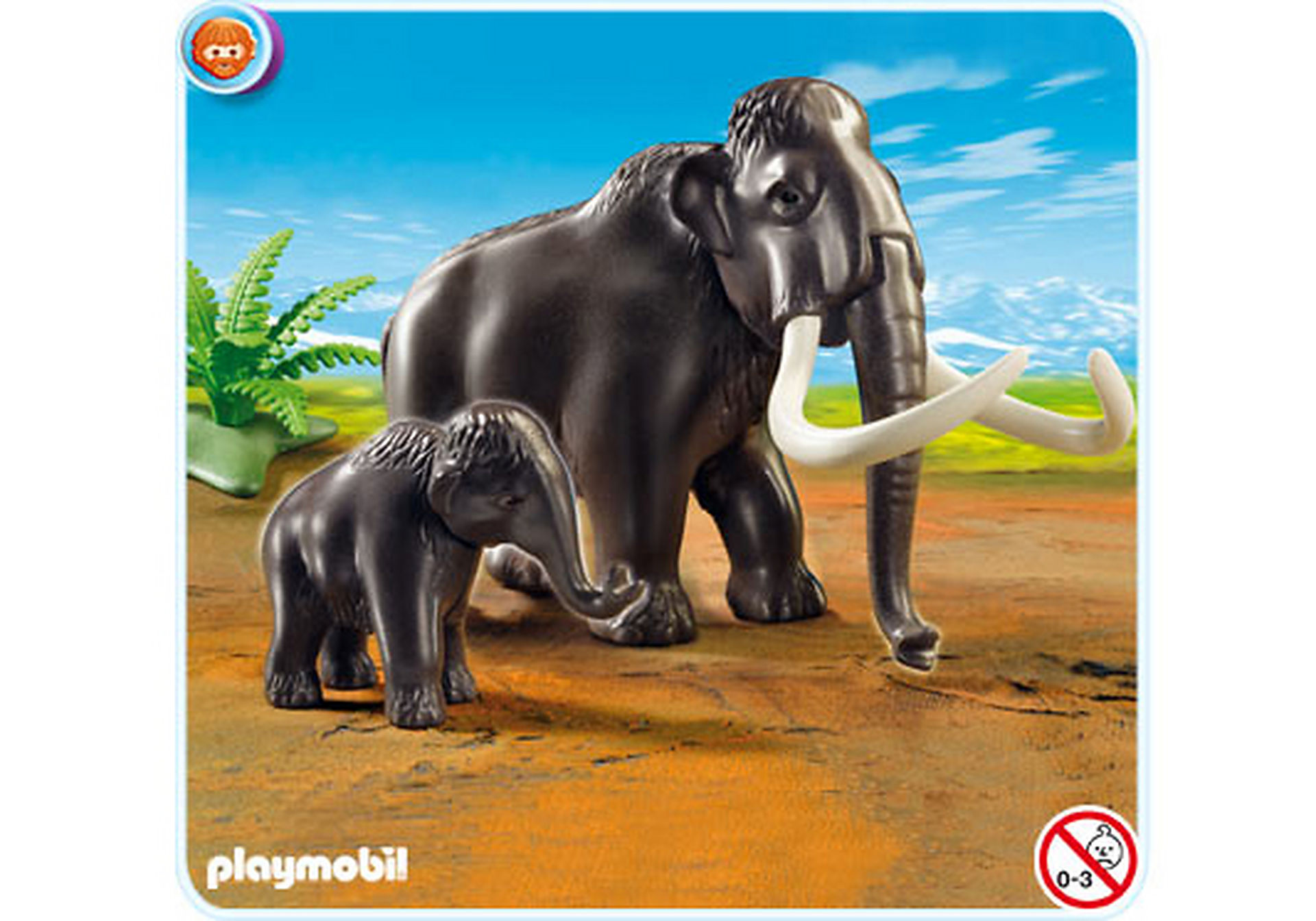 5105-A Mammut mit Baby zoom image1