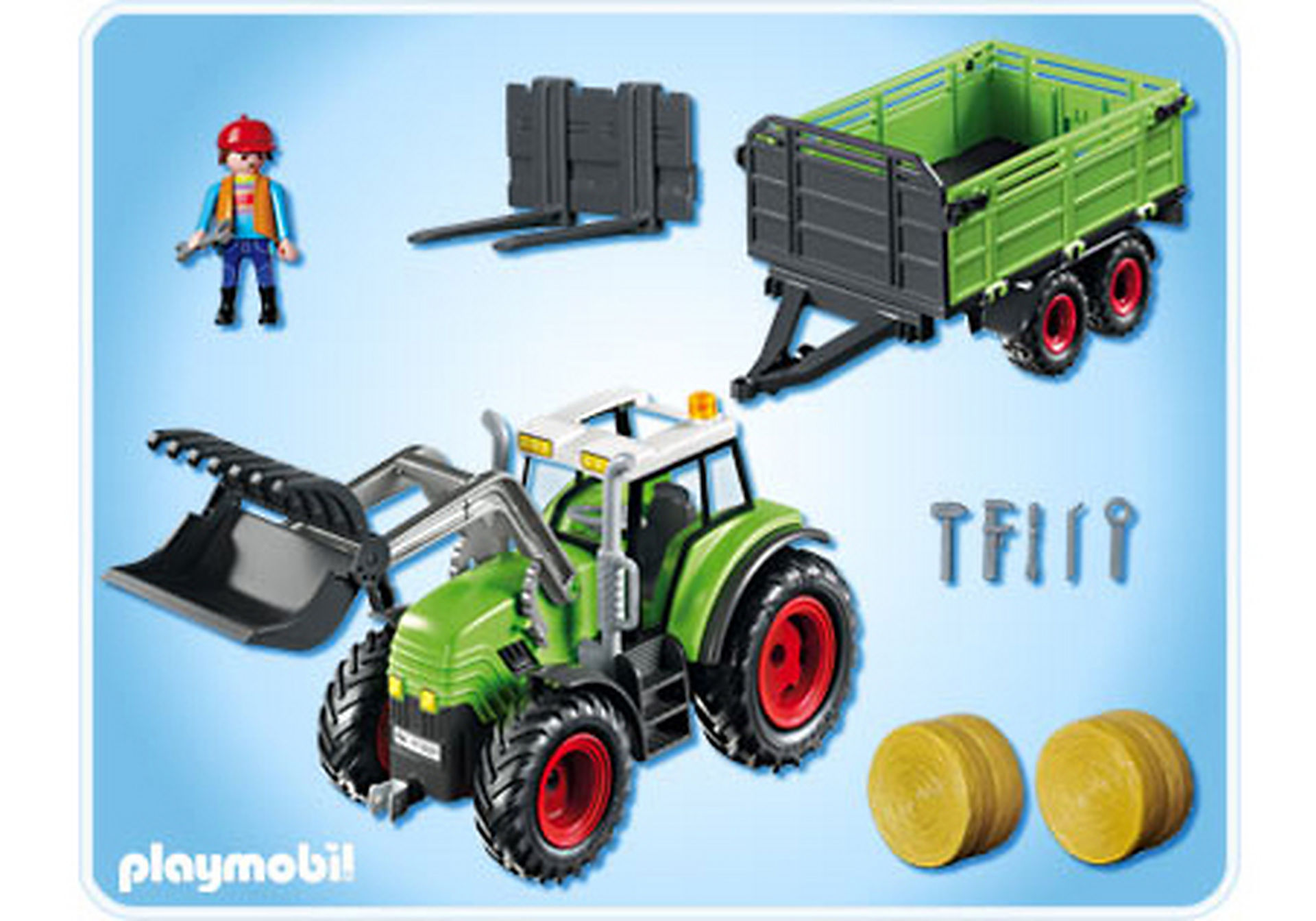 5121-A Riesen-Traktor mit Anhänger zoom image2