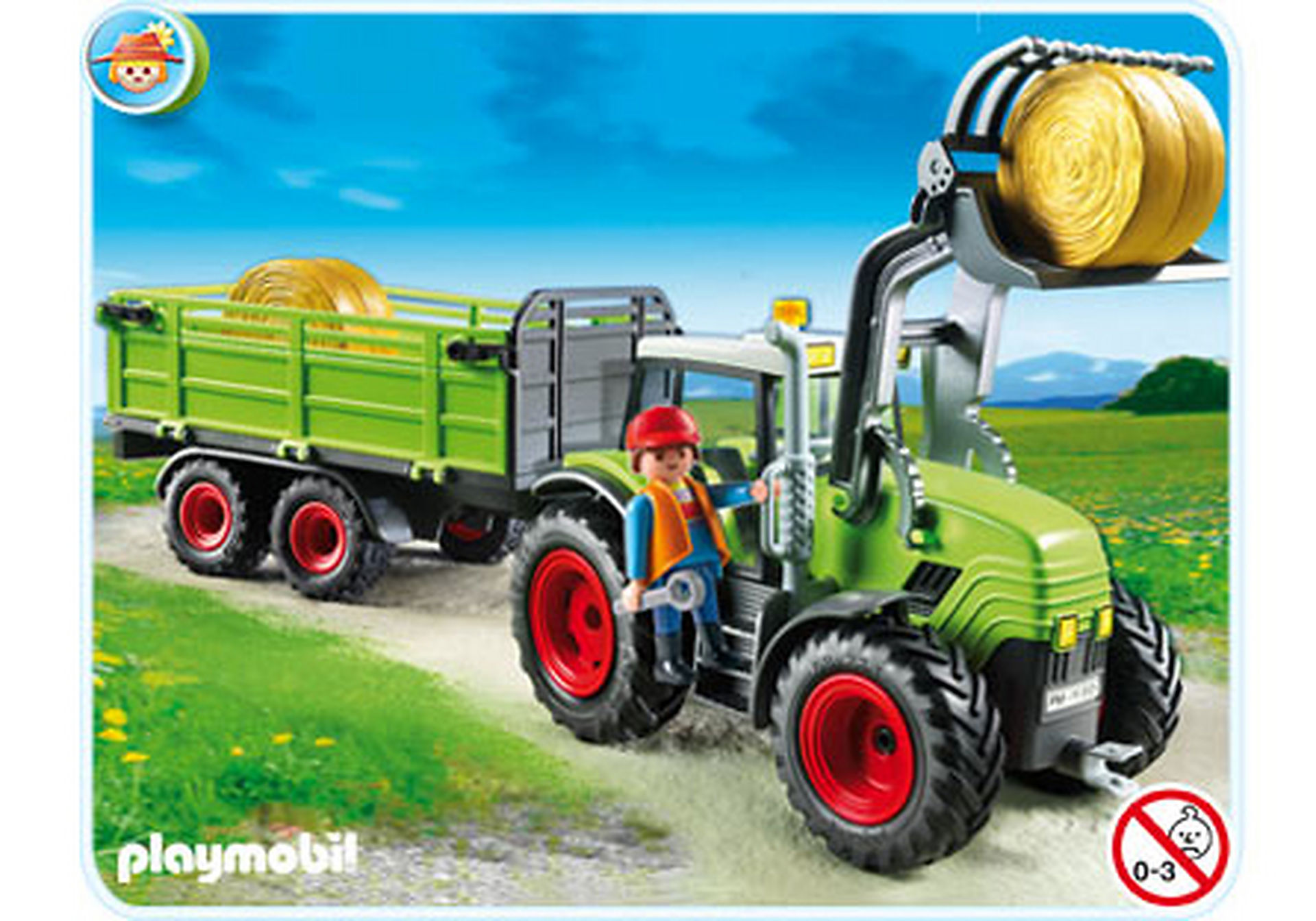 5121-A Riesen-Traktor mit Anhänger zoom image1