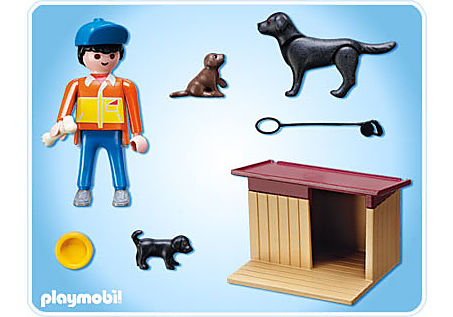 Playmobil chien et niche - Playmobil