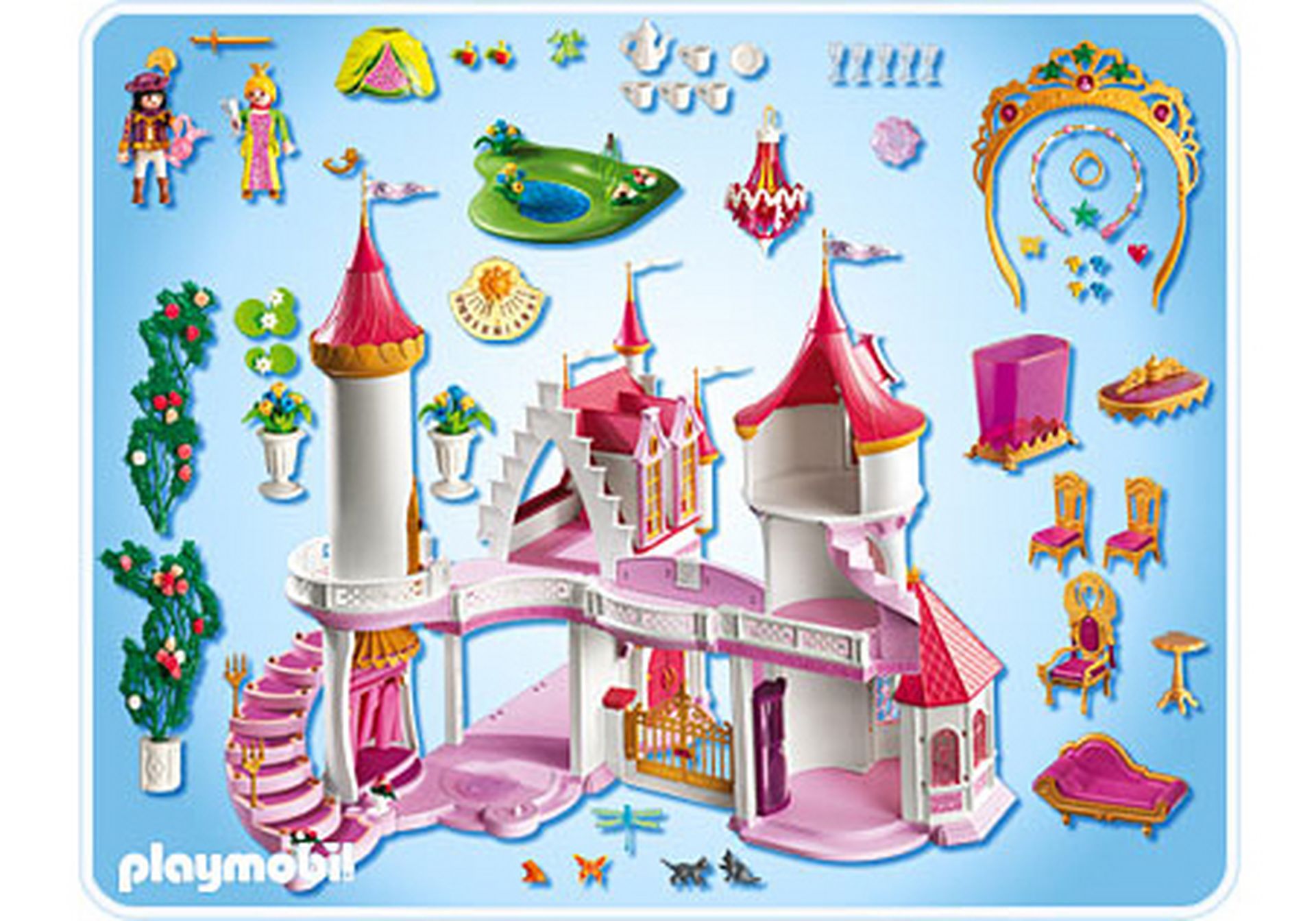 Turm Playmobil Schloss Ersatzteile 5142 Bodenplatte 30466550 f 