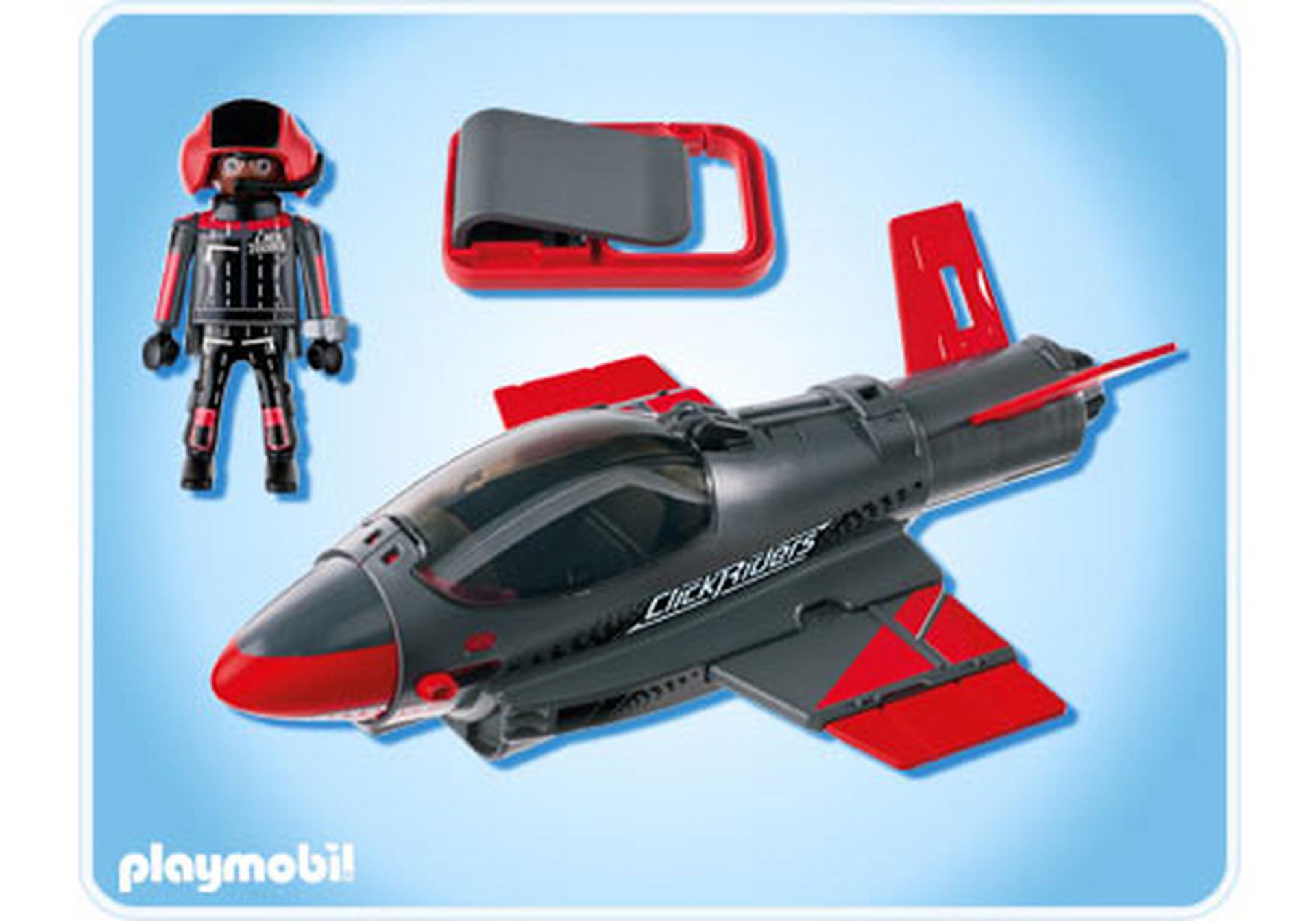 OVP Playmobil 5162 Sports & Action Click & Go Shark Jet mit Spielfigur NEU 