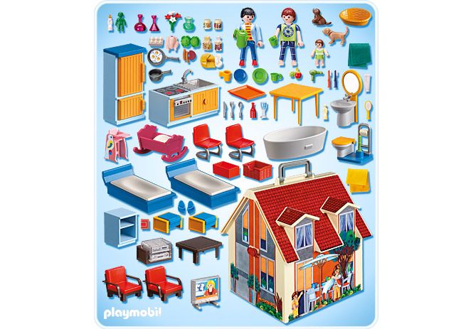 Neues Mitnehm-Puppenhaus Playmobil® Dollhouse 