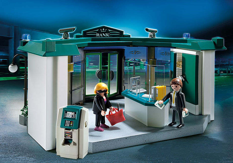5177-A Bank mit Geldautomat detail image 1