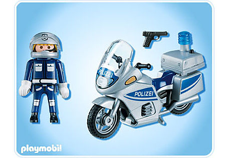 5180-A Polizeimotorrad mit Blinklicht detail image 2