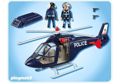 playmobil police helicoptere