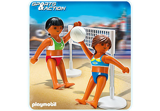 5188-A Beachvolleyball mit Netz detail image 1