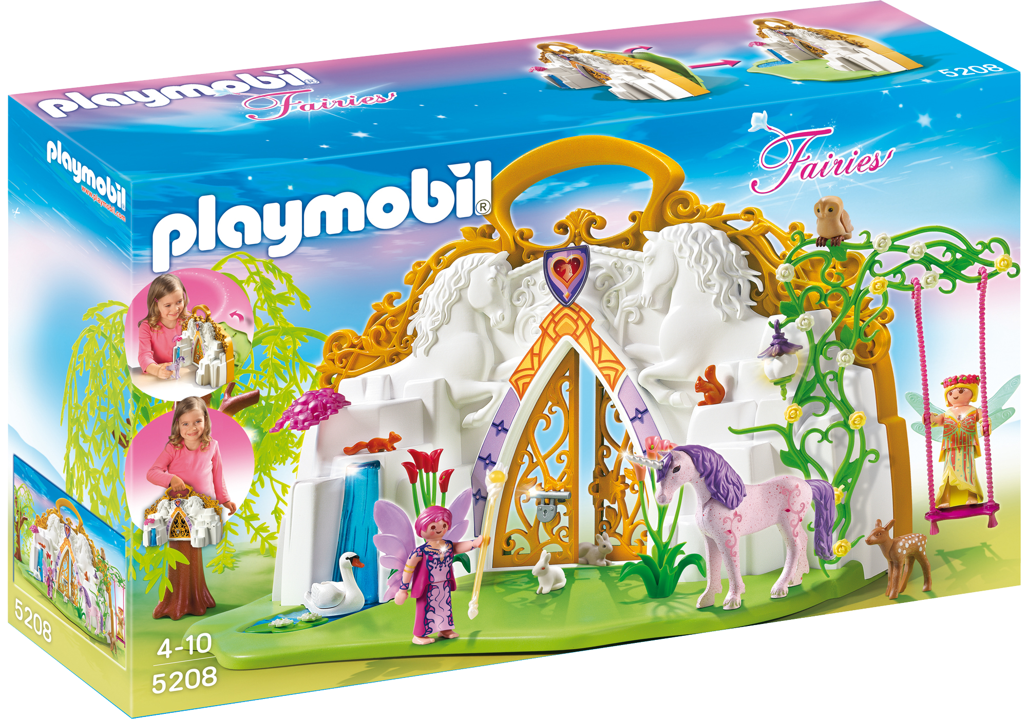 maletin castillo unicornio playmobil