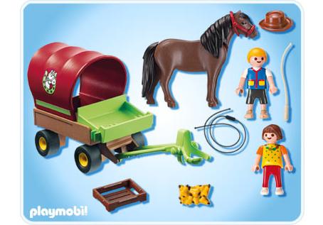 playmobil carriole