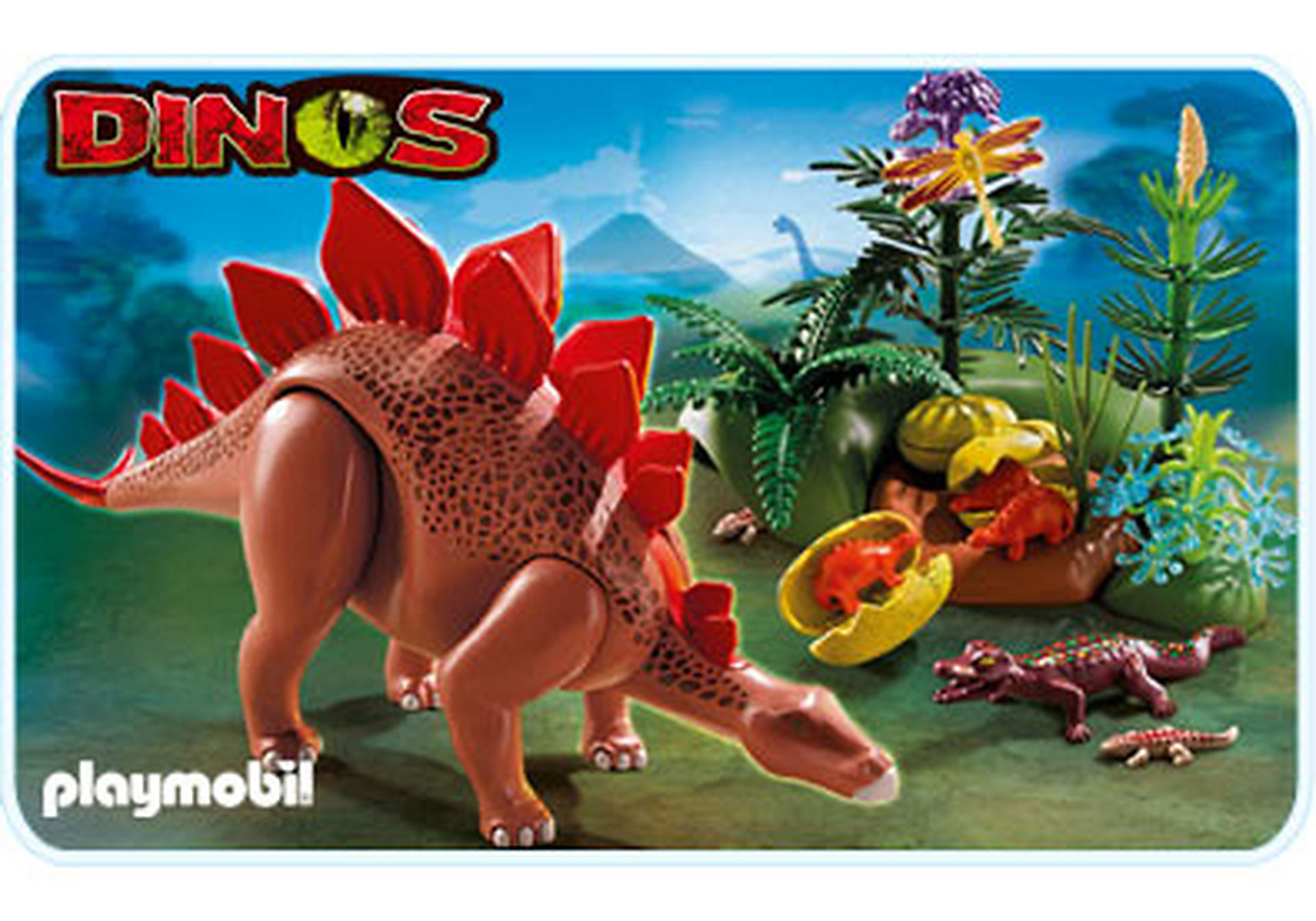 5232-A Stegosaurus mit Nest zoom image1