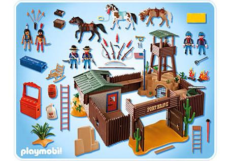 Playmobil Cuisine Playmobil Western Fort Brave Mur De Remplacement