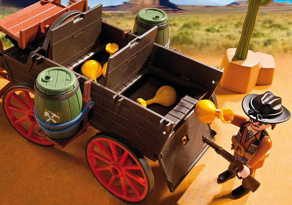 5248 Covered Wagon with Raiders detail image 6