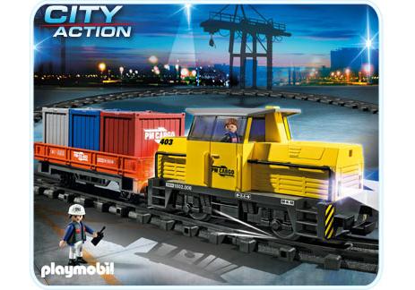 playmobil freight train