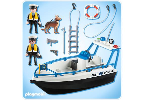 playmobil patrol boat