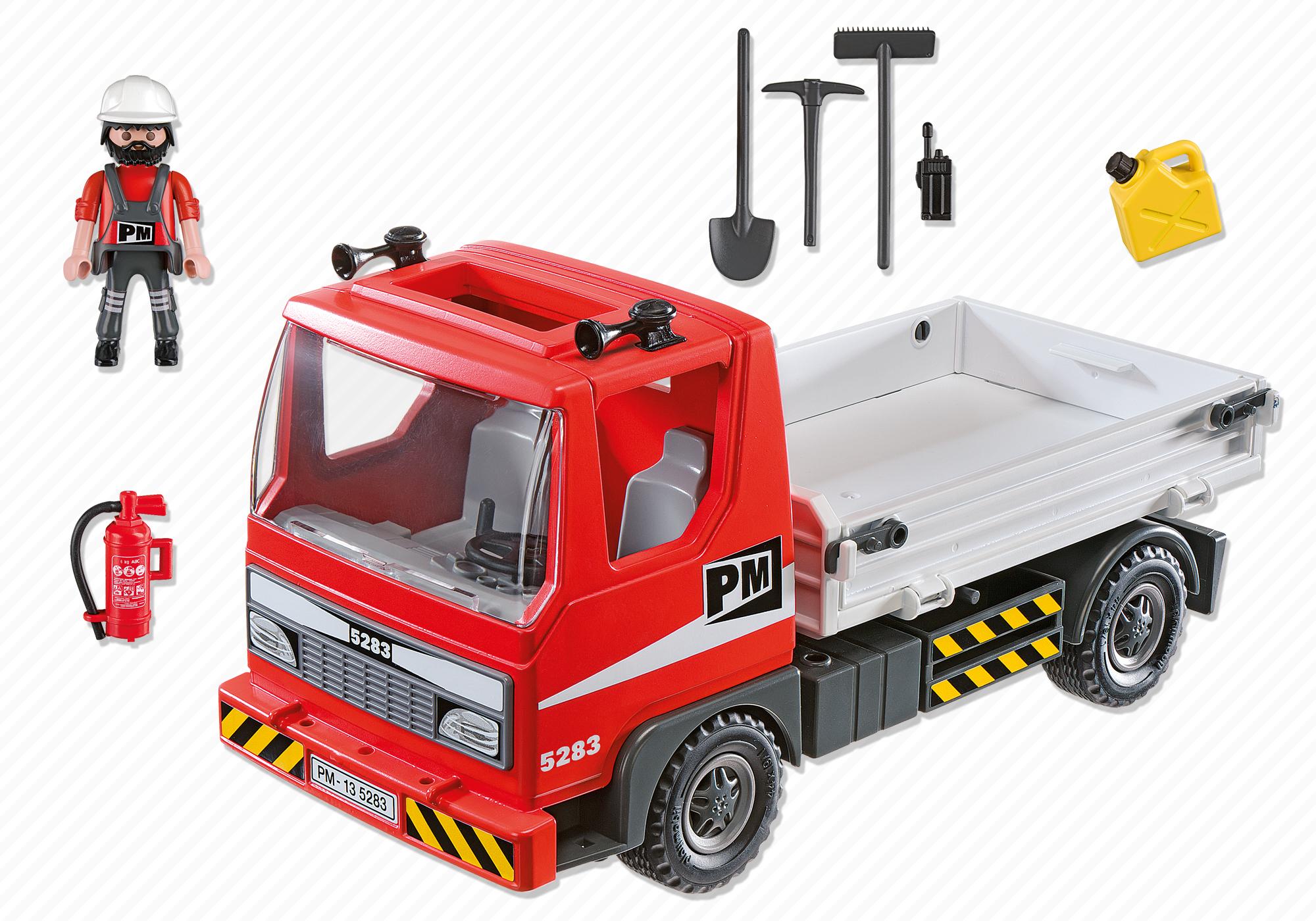 playmobil flatbed truck