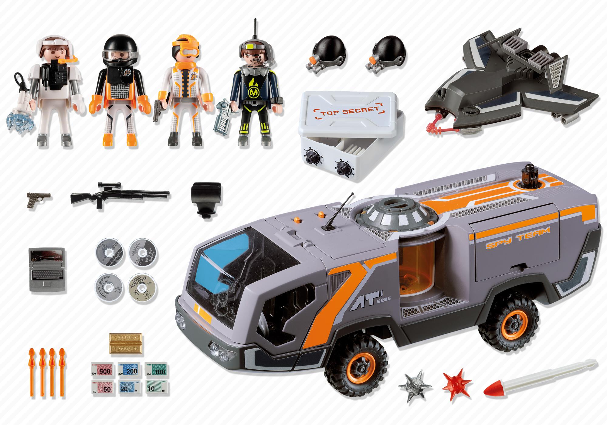 playmobil camion spy team