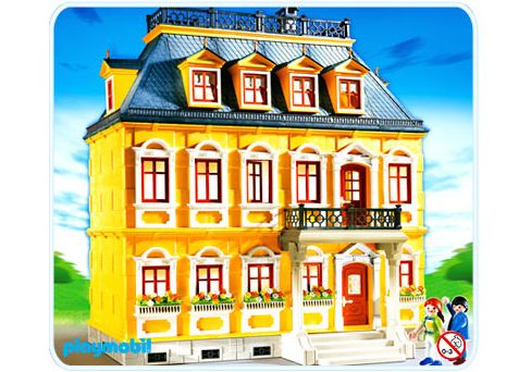 Playmobil Nostalgie Puppenhaus 5301 Hocker rot 